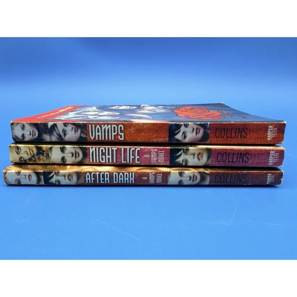 Vamps Trilogy Nancy A Collins Complete 3 Book Set 1-3 HarperTeen Vampire YA